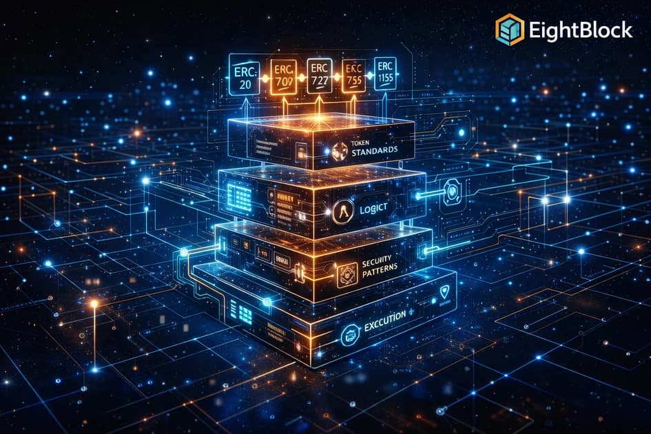 The Architecture of Trust: Smart Contract Standards and Design Patterns Behind Secure Blockchain Applications